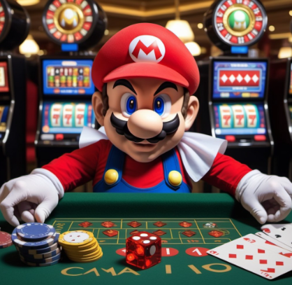 Bạn có thể kiếm tiền bằng cách quay ra những ngôi sao bất khả chiến bại trong máy đánh bạc Mario khô